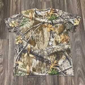 Under Armour Shirt Men's XXL Camo Realtree Edge HeatGear Hunting Performance